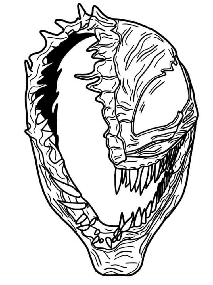 Venom coloring pages