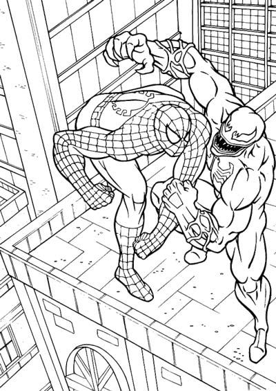 Coloring pages printable spiderman coloring pages