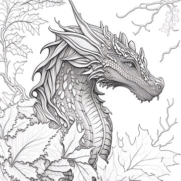 Dragon coloring pages images â browse photos vectors and video