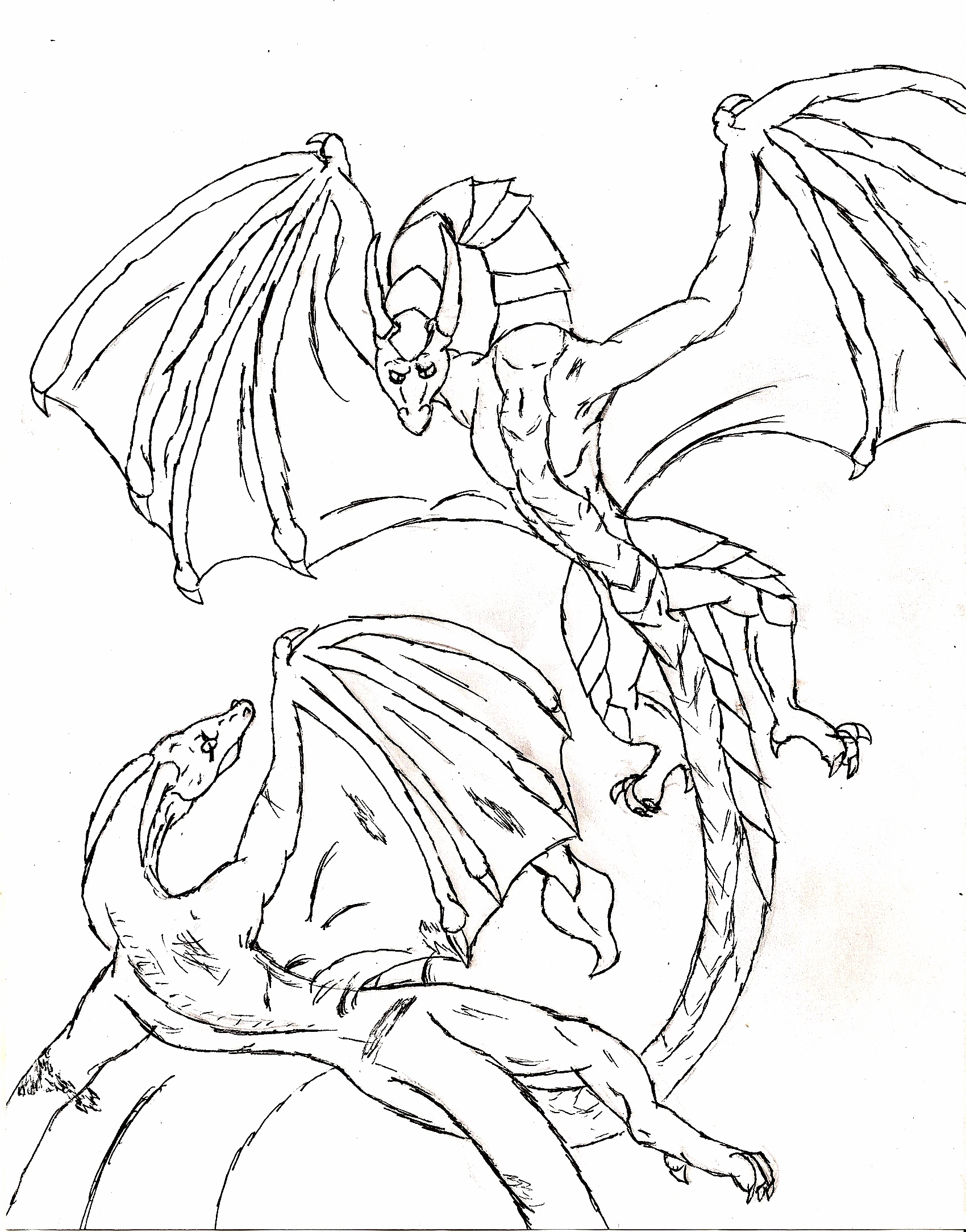 Free printable dragon coloring pages for kids