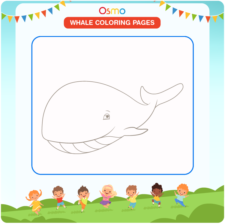 Whale coloring pages download free printables