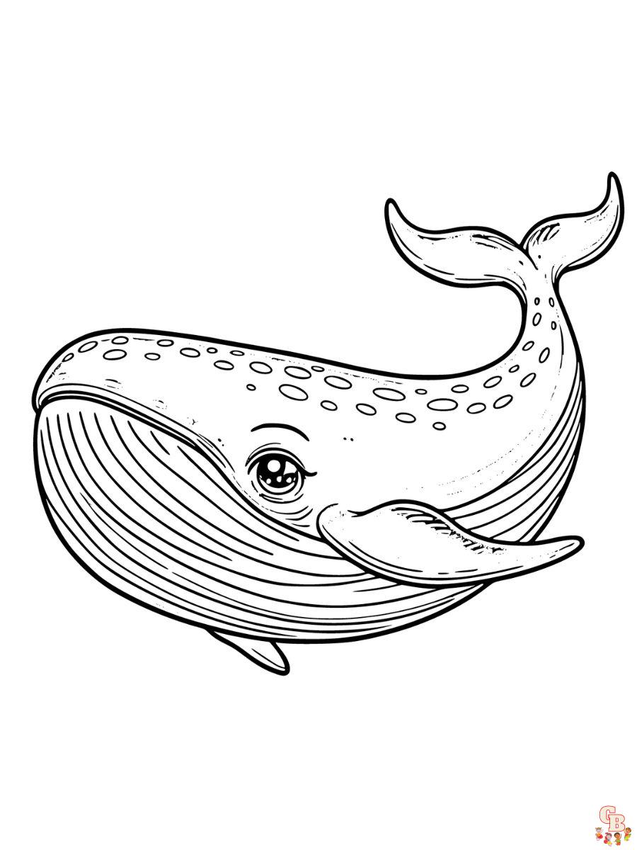 Whale coloring pages