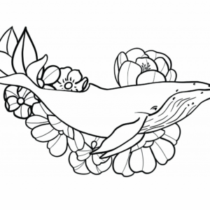 Whale coloring pages printable for free download