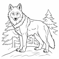 Ðï printable wolf coloring pages for free