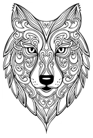 Ðï printable wolf coloring pages for free