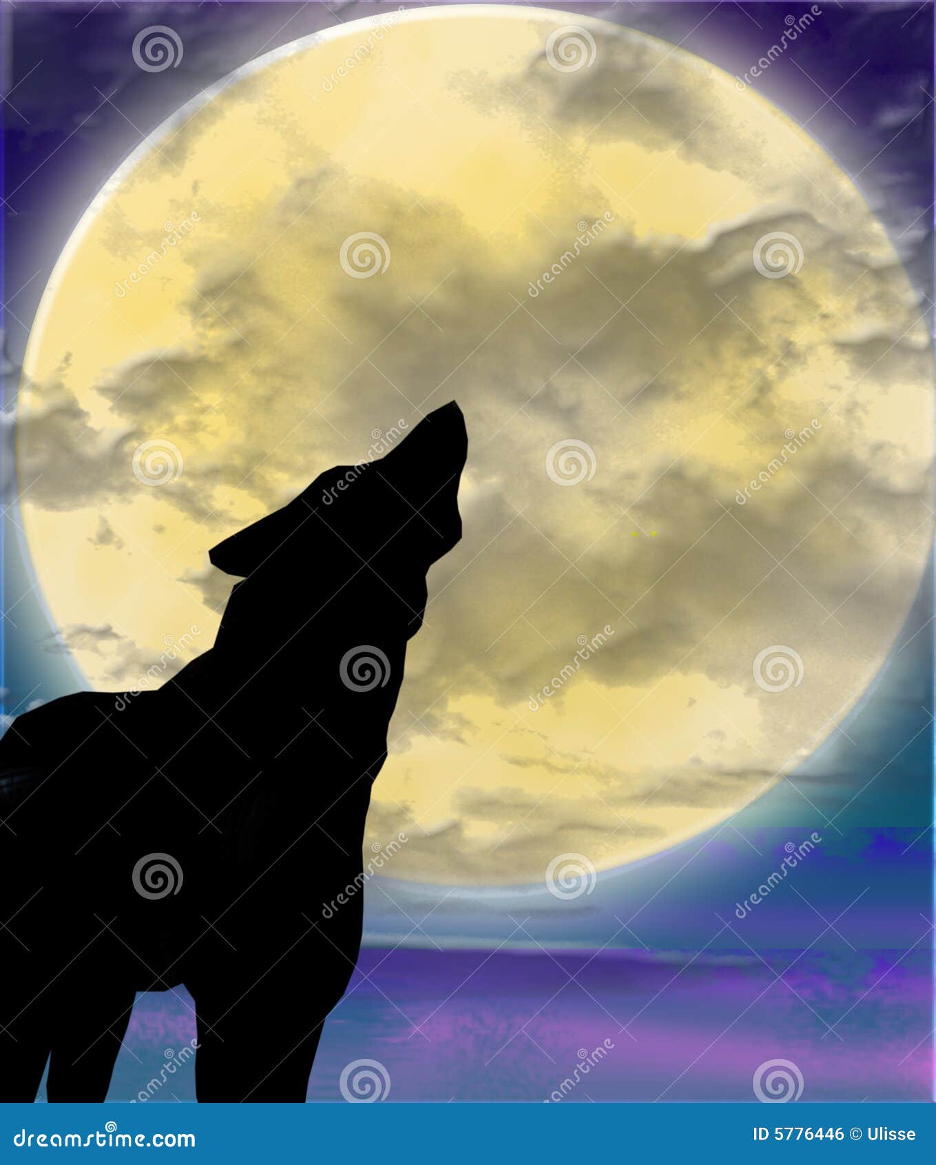 Glowing wolf stock illustrations â glowing wolf stock illustrations vectors clipart