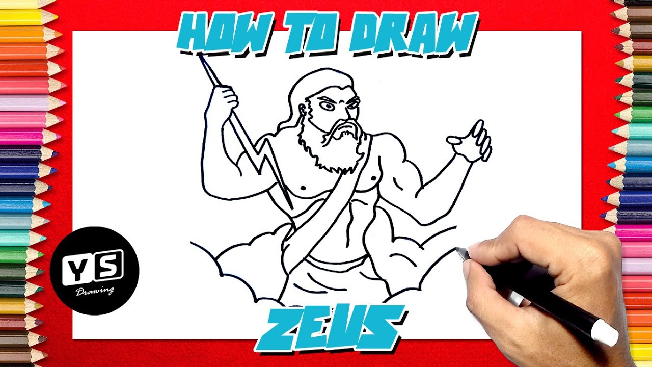 How to draw zeus