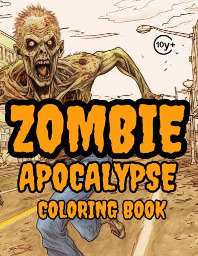 Zombie apocalypse coloring book realistic zombie designs for kids survive the undead with dark and gritty illustrations in this post