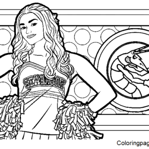 Disney zombies coloring pages printable for free download
