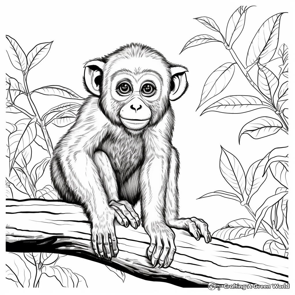 Realistic zoo coloring pages