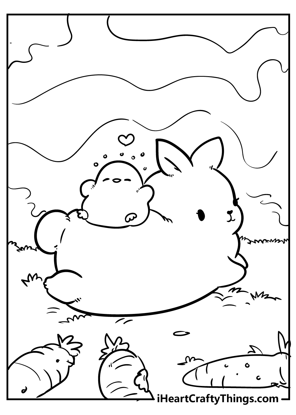 Cute animals coloring pages free printables