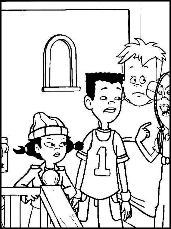 Recess easy coloring pages