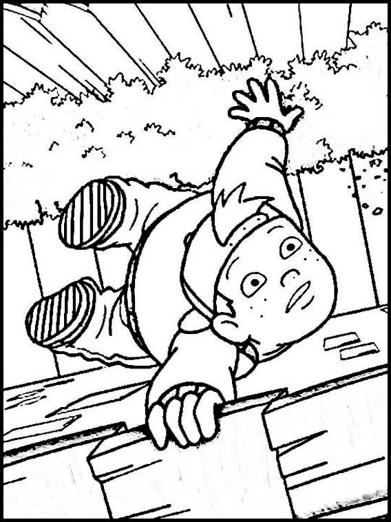 Easy coloring pages recess