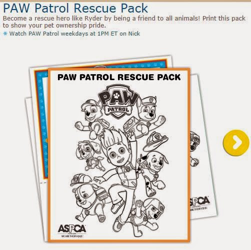 Paw patrol free printable coloring pages