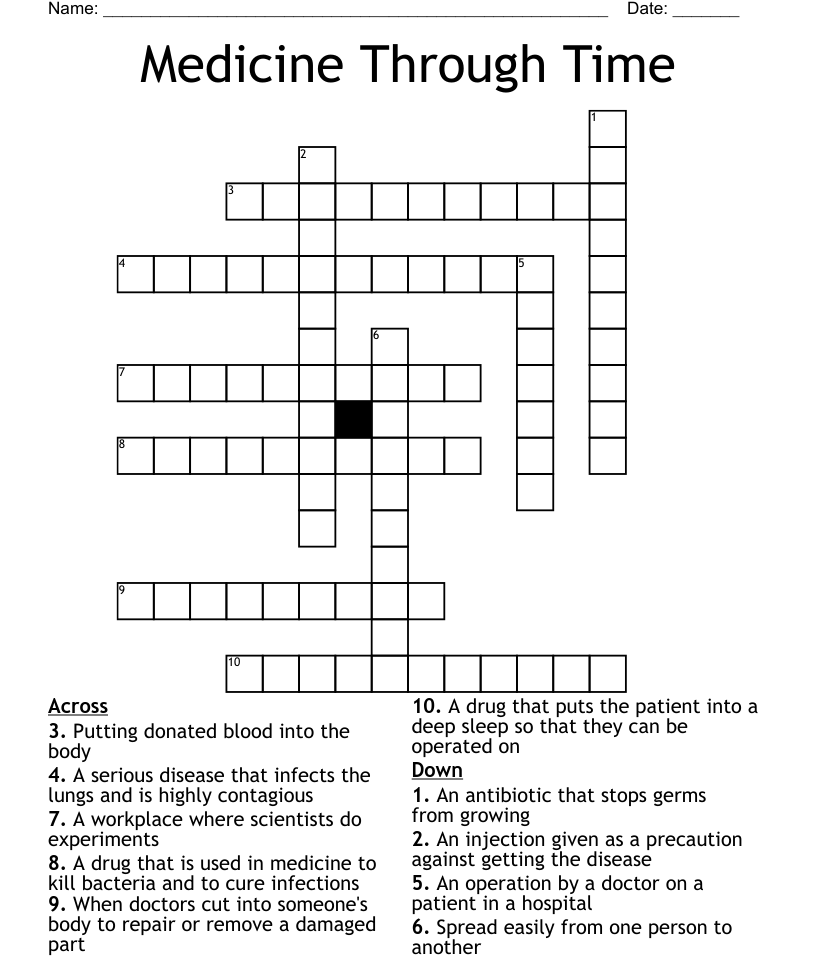 Addiction recovery crossword