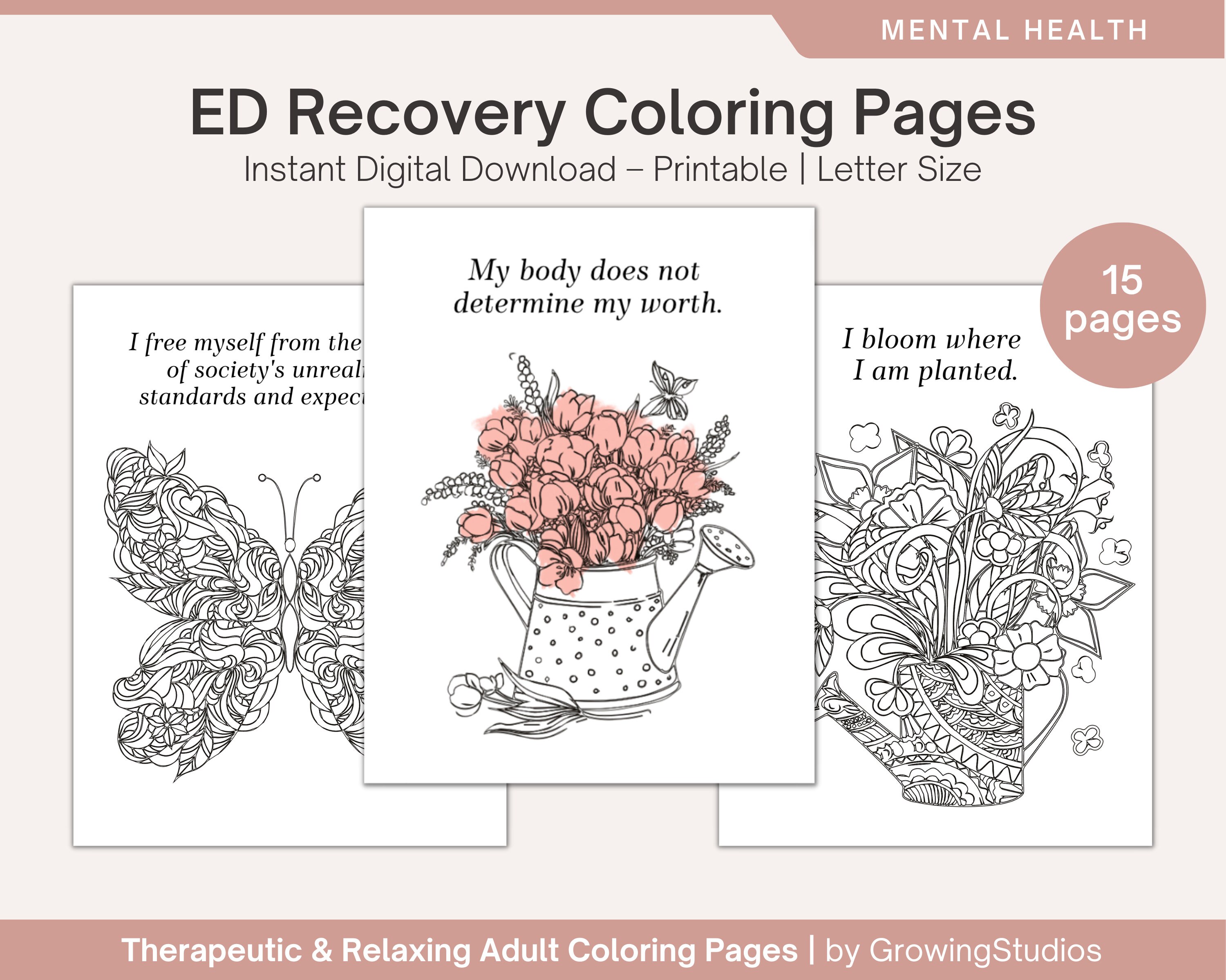 Recovery coloring pages