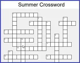 Easy printable crossword puzzles