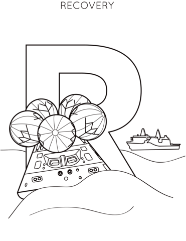 R is for recovery coloring page free printable coloring pages