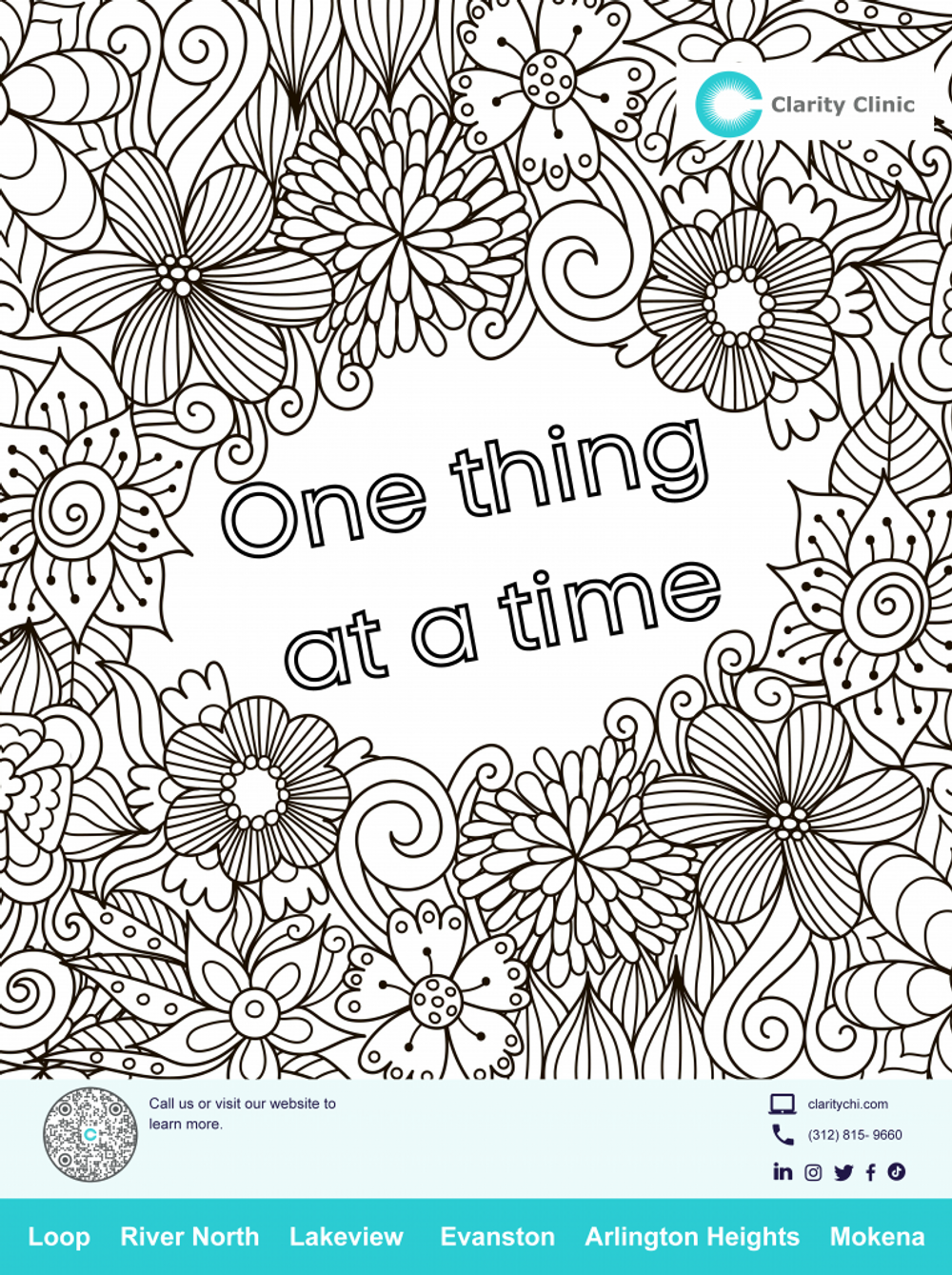 Download coloring pages free from clarity clinic