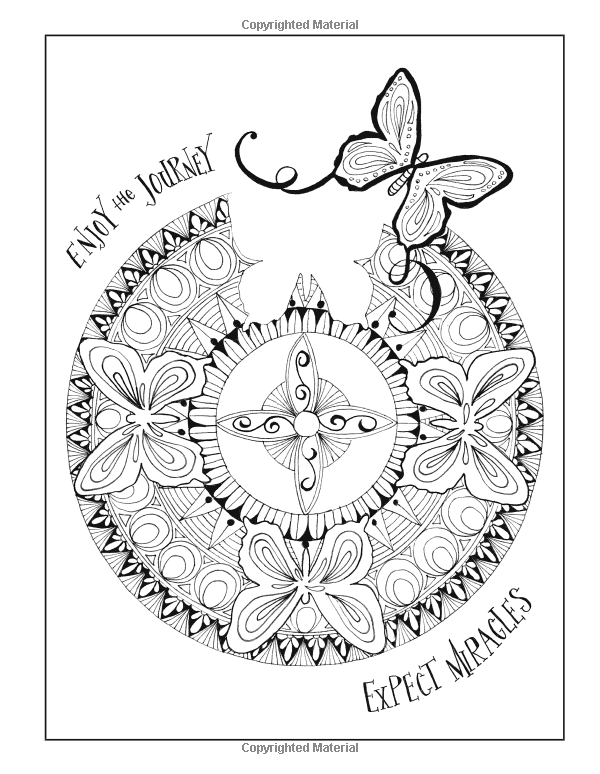 Inkspirations for recovery a coloring panion that celebrates and supports living one day at a time mandala coloring pages butterfly coloring page mandala coloring