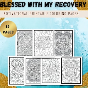 Recovery coloring pages