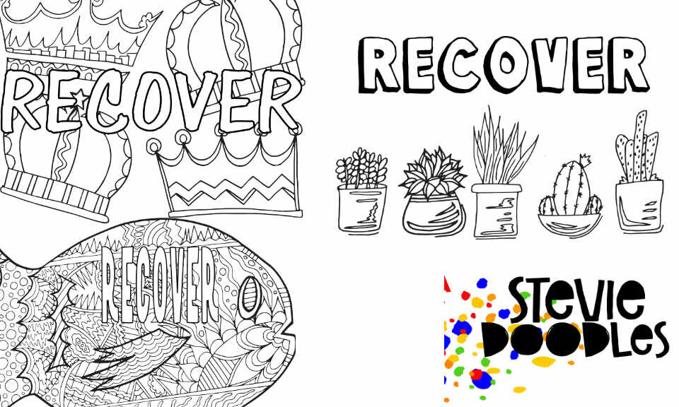 Recover free printable coloring pages â stevie doodles