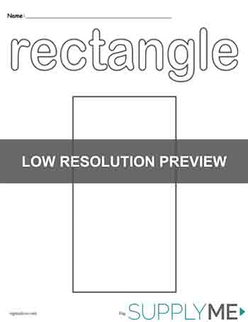 Rectangle coloring page