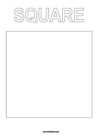 Square coloring page â