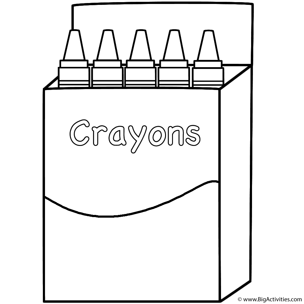 Box of crayons