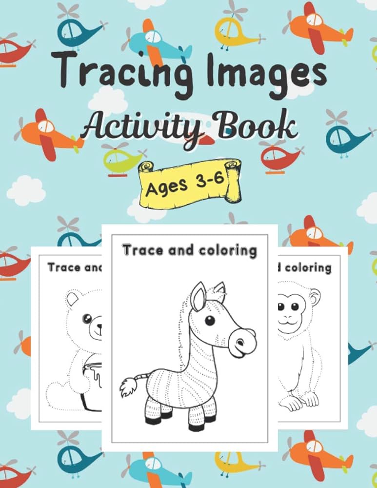 Tracing images activity book trace basic shape circle rectangle square trapezoid and etc