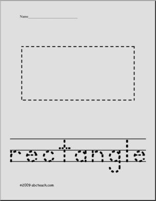 Trace and color shape