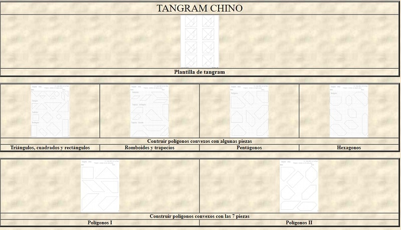 Recursos tangram para que los estudiantes aprendan y jueguen