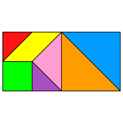 Tangram rectangle tangram tangram prtable tangram patterns