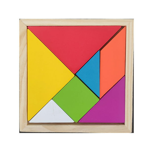 Rompecabezas con forma de madera para niãos juguetes montessori tangram juguetes divertidos no tãxicos ndcxsfigh bodega aurrera en lãnea