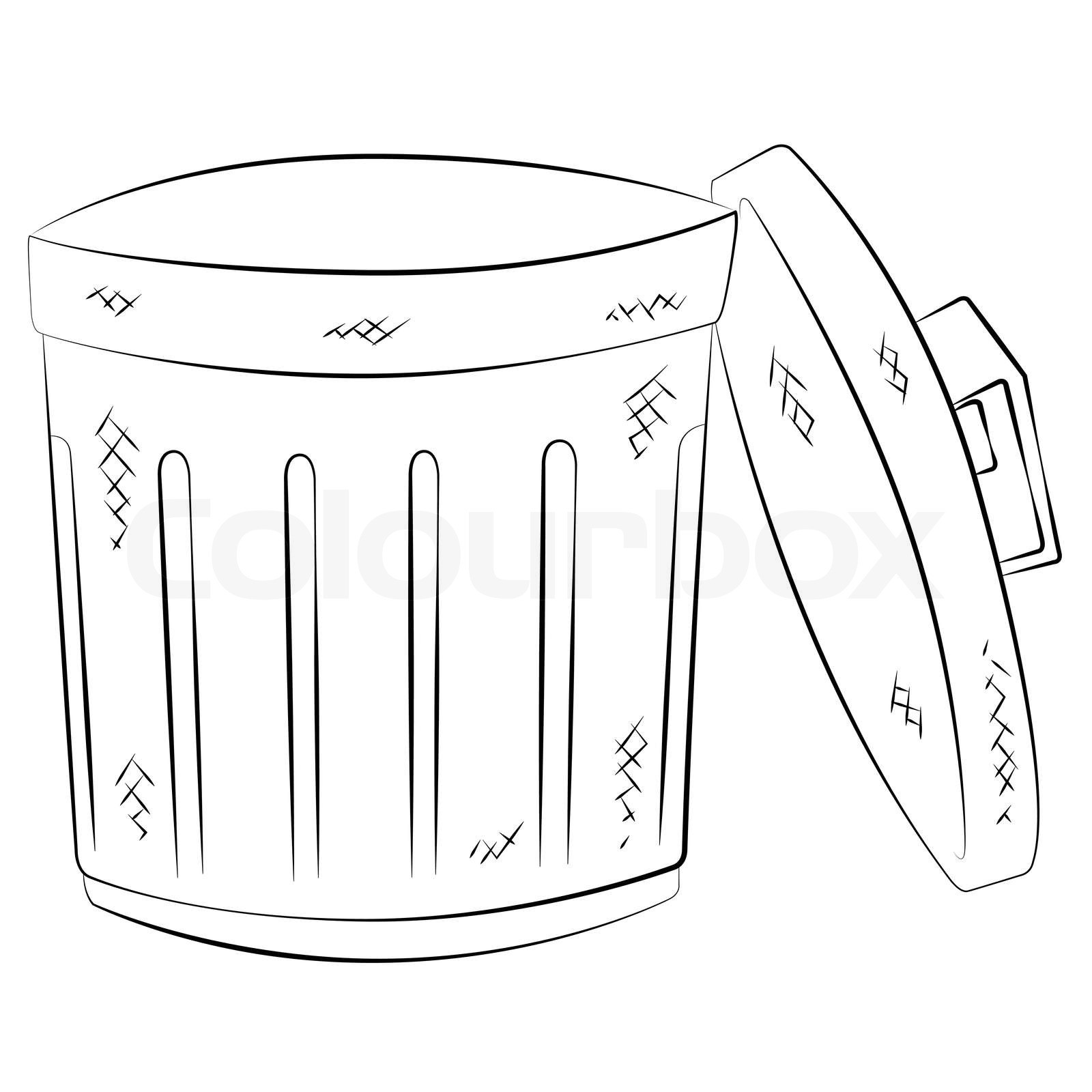 Recycle bin stock vector