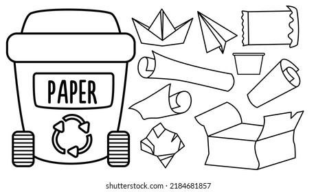 Recycle coloring page images stock photos d objects vectors