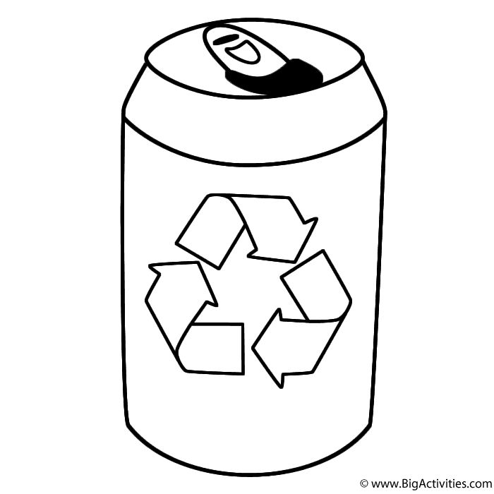 Drink tin with symbol