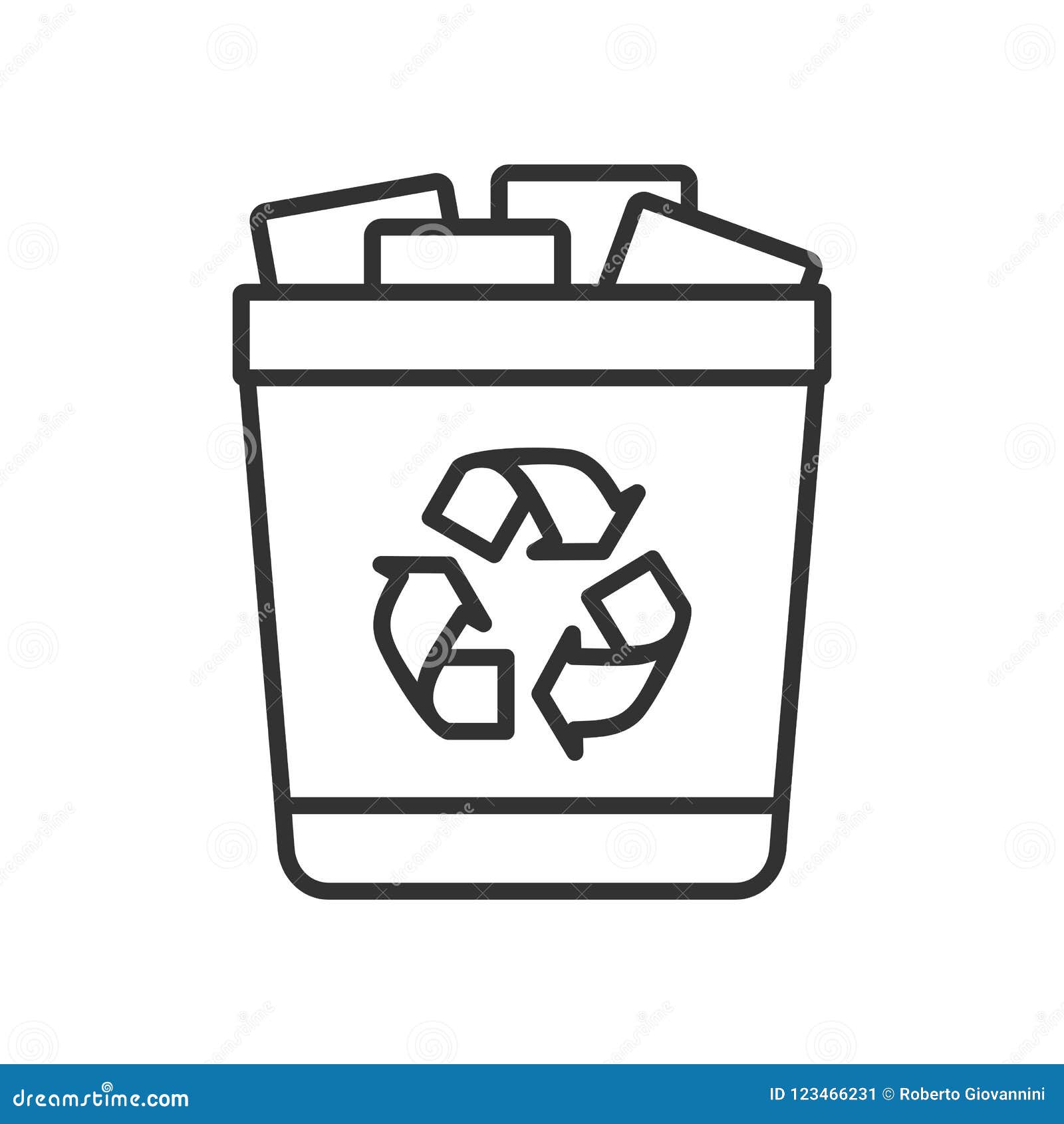 Recycle bin coloring stock illustrations â recycle bin coloring stock illustrations vectors clipart