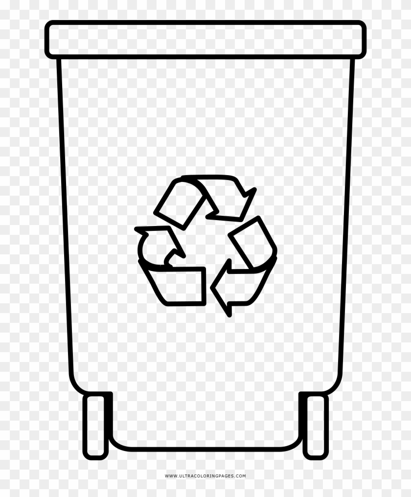 Recycling bin coloring page ultra pages recycle