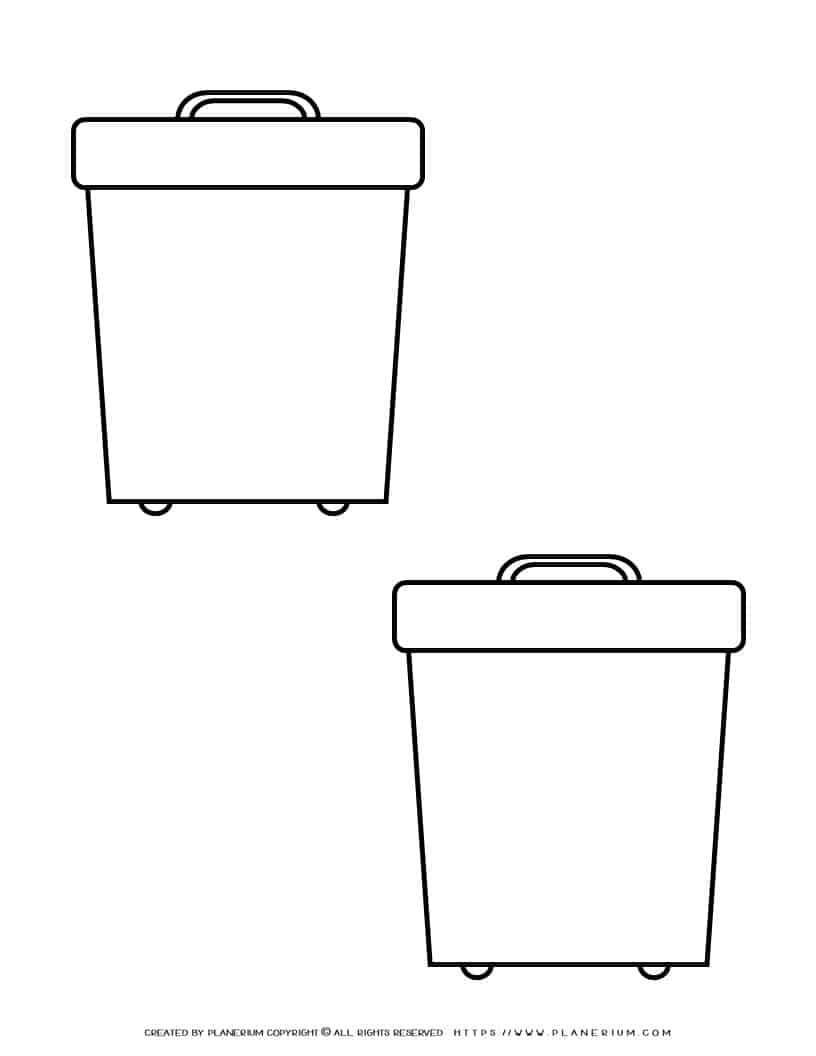 Recycle bin template