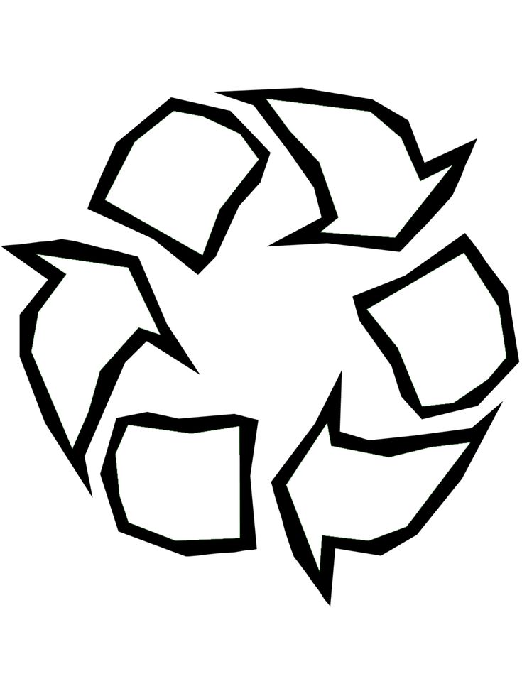 Recycle symbol coloring page â free printable ebook earth day coloring pages earth day posters coloring pages