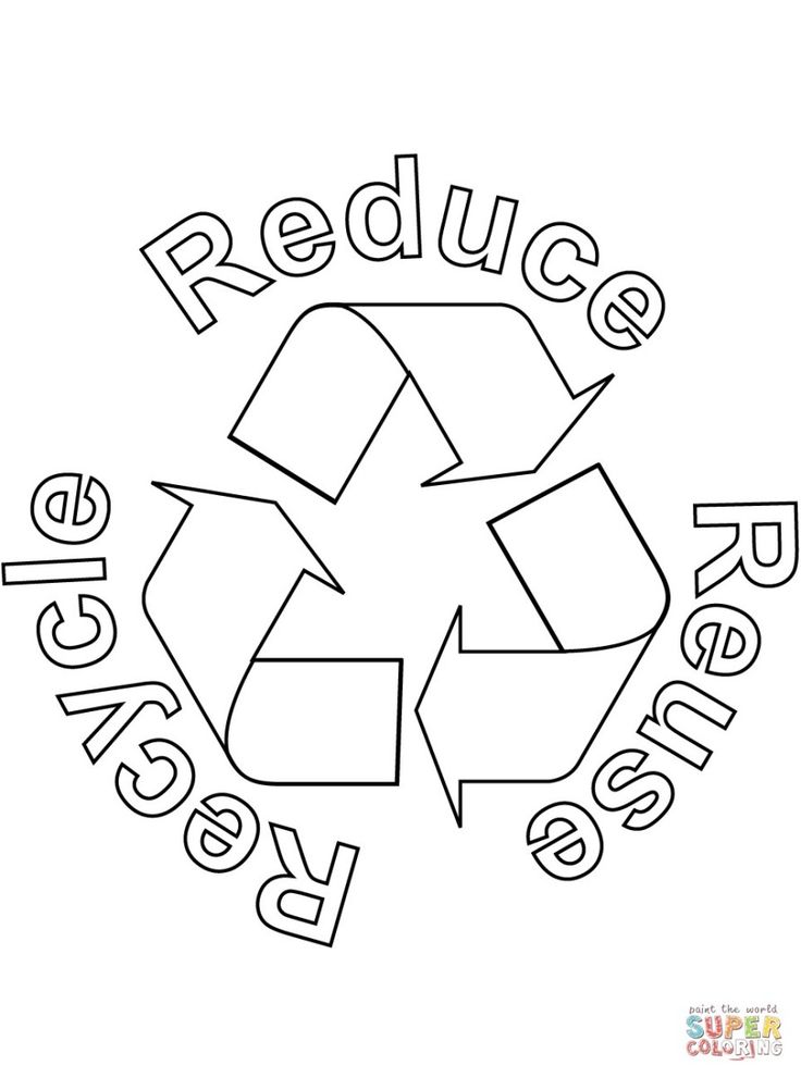 Recycling coloring pages reduce reuse recycle coloring page free printable coloring pages