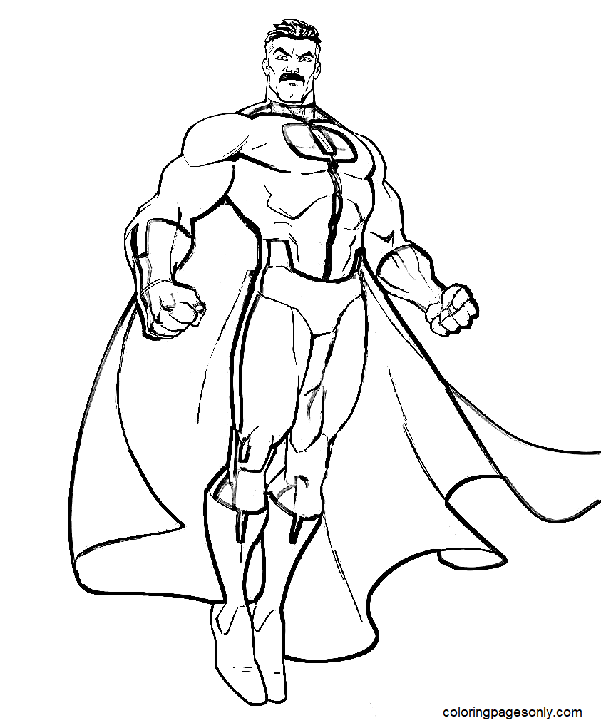 Invincible coloring pages printable for free download