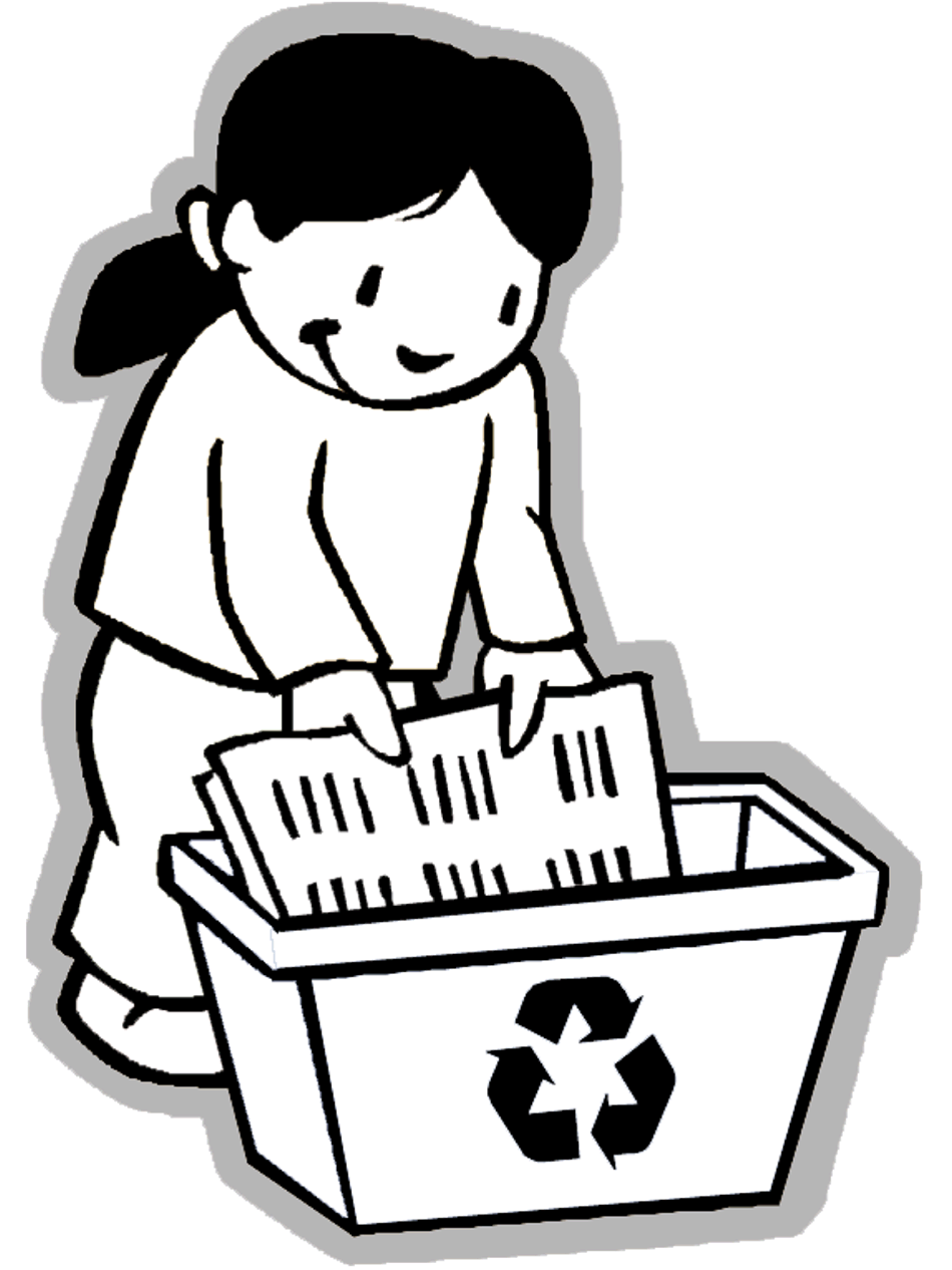 Girl recycling coloring page â free printable ebook recycling lessons earth day coloring pages recycling lesson plans