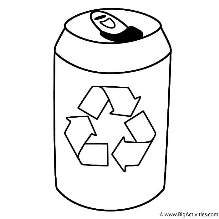 Drink tin with symbol