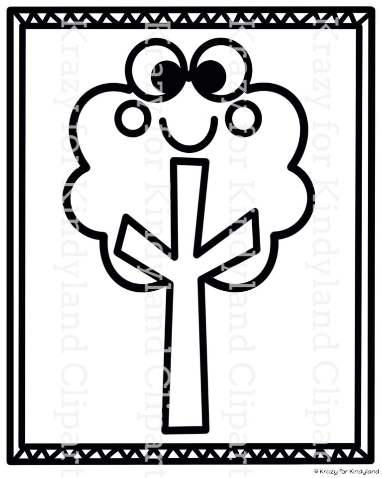 Earth day coloring pages booklet tree garbage recycle post garbage truck