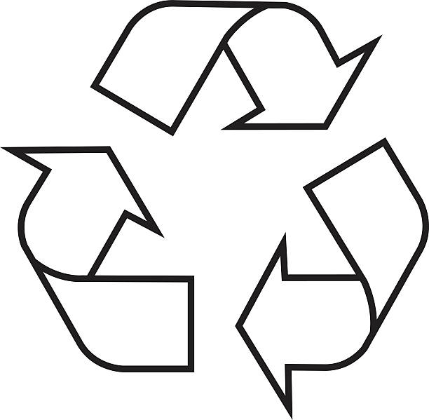 Recycling symbol vector stock illustration