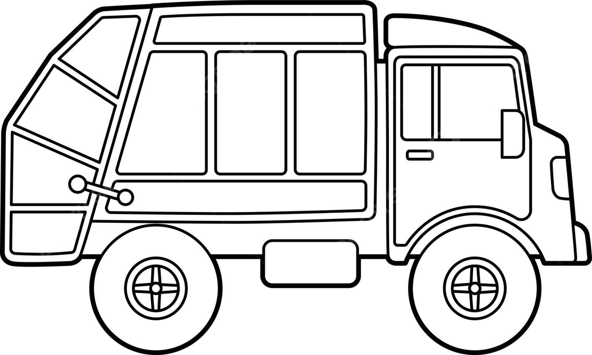 Garbage truck coloring page isolated for kids dust illustration recycling vector dust illustration recycling png and vector with transparent background for free download