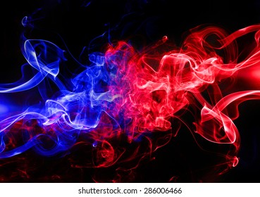 blue and red flames wallpaper