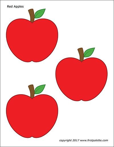 Apples free printable templates coloring pages firstpalette apple coloring pages apple template templates printable free